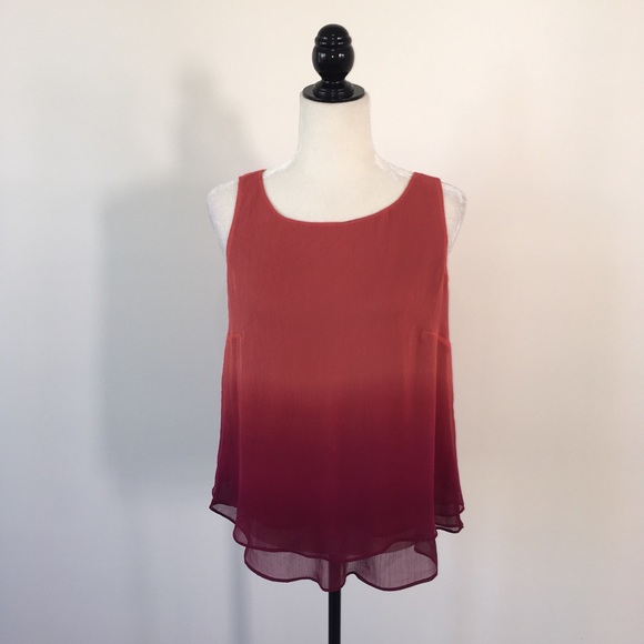 Worthington Peach Ombré Blouse - Picture 2 of 4